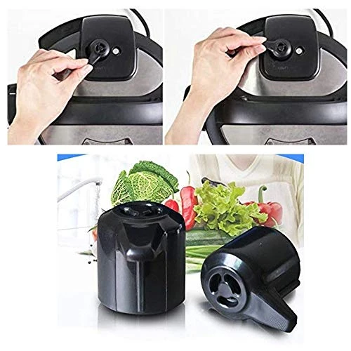 2PCS Steam Release Valve, Universal Pressure Valve For Instant Pot 3, 5, 6, 8 Qt Quart, Steam Release Handle Accessory For Electric Pressure Cooker-(DUO, Black) 4 2PCS Steam Release Valve, Universal Pressure Valve For Instant Pot 3, 5, 6, 8 Qt Quart, Steam Release Handle Accessory For Electric Pressure Cooker-(DUO, Black) - Image 2
