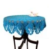 New Handmade Crochet Lace Round Table Cloth Doilies Doily,35 Inch,Turquoise -Wilton Shop 51SnNdZ7qnL