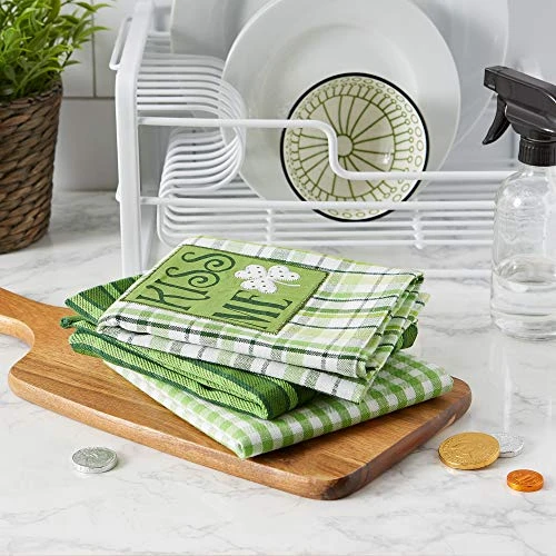 DII Celebrate St. Patrick's Day Kitchen Collection, St. Patty's Day, Dishtowel Set 6 DII Celebrate St. Patrick's Day Kitchen Collection, St. Patty's Day, Dishtowel Set - Image 4