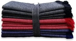 - Pack Of 12-100% Cotton Oversized Dinner Napkins 50 CM X 50 CM (20 In X 20 In), Purple - Heavy Weight Fabric For Daily Use With Mitered Corners Finish, Purple -Wilton Shop 51T4Y8kdt3L. AC