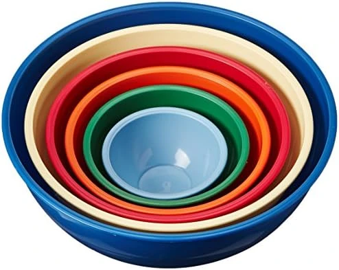 Gourmet Home Products Nested Polypropylene Mixing Bowl Set, 6 Piece ,Red 12 Gourmet Home Products Nested Polypropylene Mixing Bowl Set, 6 Piece ,Red - Image 10