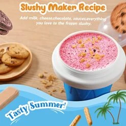 Slushie Cup Maker Squeeze,Cooling Cup,DIY Quick Frozen Magic Cup Slushy,Cool Stuff Birthday Gifts For Kids -Wilton Shop 51TcHZ74Q7L 1