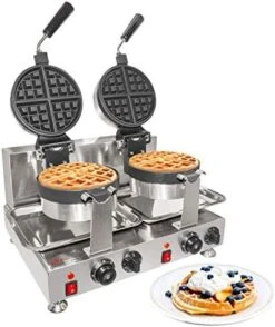 Belgian Waffle Maker | Waffle Iron | 360° Rotating Mechanism | 2 Round-Shape Waffles | Nonstick | 110V (DOUBLE) 15 Belgian Waffle Maker | Waffle Iron | 360° Rotating Mechanism | 2 Round-Shape Waffles | Nonstick | 110V (DOUBLE) -Wilton Shop 51TrjgBIlBL. AC