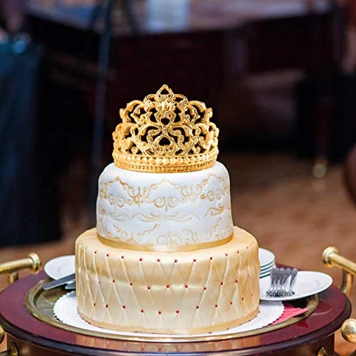 Crown Cake Fondant Molds - Sugarcraft Crown Baroque Style Silicone Mold For Cupcake Topper Chocolate Candy Pastry Jewelry Clay Cake Decorating… 4 Crown Cake Fondant Molds - Sugarcraft Crown Baroque Style Silicone Mold For Cupcake Topper Chocolate Candy Pastry Jewelry Clay Cake Decorating… - Image 2