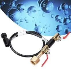 Zerodis CO2 Cylinder Refill Adapter With Hose For Filling Stainless Steel Refill Station Connector Kit For Filling Soda Maker Tank Beer Brewing Accessories(36inch) 11 Zerodis CO2 Cylinder Refill Adapter With Hose For Filling Stainless Steel Refill Station Connector Kit For Filling Soda Maker Tank Beer Brewing Accessories(36inch) -Wilton Shop 51UOOjYaOQL