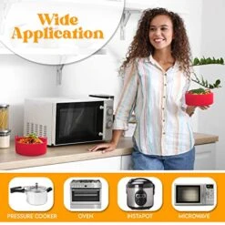 - Reusable Silicone Air Fryer Liners. Heat-Resistant, Non-Stick And Durable. Round 7.5in Silicone Air Fryer Basket. Easy To Clean Multi-purpose Accessory Air Fryer Silicone Pot. -Wilton Shop 51UaR2lUfML