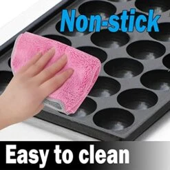 Takoyaki Maker Commercial Ebelskiver Pan 28 Holes Electric Grill Machine For Aebleskiver, Cake Pops, Pancake Balls, Donut Holes, 2000W, 220V -Wilton Shop 51Uanpg1tkL