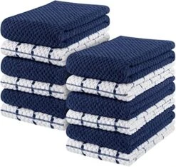 Kitchen Towels [6 Pack],15 X 25 Inches, 100% Ring Spun Cotton Super Soft And Absorbent Dish Towels, Tea Towels And Bar Towels (Black) -Wilton Shop 51UiO5fj64L. AC