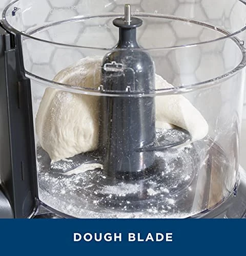 Food Processor | 12 Cup | Complete With 3 Feeding Tubes & Stainless Steel Accessories - 3 Discs + Dough Blade | 3 Speed | Great For Shredded Cheese, Chicken & More | Kitchen Essentials | 550 Watts 6 Food Processor | 12 Cup | Complete With 3 Feeding Tubes & Stainless Steel Accessories - 3 Discs + Dough Blade | 3 Speed | Great For Shredded Cheese, Chicken & More | Kitchen Essentials | 550 Watts - Image 4