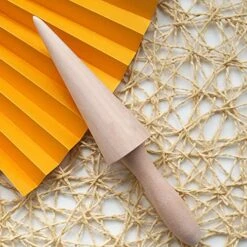 2 Pieces Wooden Cone Mould, DIY Embossed Cone Roll, Waffle Roll, Suitable For Making Waffles And Ice Cream Cones -Wilton Shop 51V6I5CAHAL