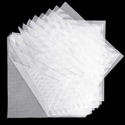 (12 Pack) Silicone Dehydrator Sheets, Dostk Premium Non Stick Silicone Mesh For Fruit Dehydrator, Dehydrator Tray Liner Reusable (14 X 14 Inch)