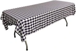 Gingham Tablecloth - Checkered Tablecloth For Parties, Picnics & More - Farmhouse Tablecloth - Spring Tablecloth - Picnic Tablecloth - Cloth Tablecloths For Rectangle Tables - 60”x84 Orange -Wilton Shop 51VMoFvuJvL. AC