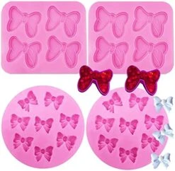 4 Pack Mouse Bows Cartoon Butterfly Tie Silicone Mold Fondant Chocolate Candy Molds, For Dessert Ice Cube Cake Baking Fondant DIY Birthday Party Cake Decorating 15 4 Pack Mouse Bows Cartoon Butterfly Tie Silicone Mold Fondant Chocolate Candy Molds, For Dessert Ice Cube Cake Baking Fondant DIY Birthday Party Cake Decorating -Wilton Shop 51VRGVX68VL. AC