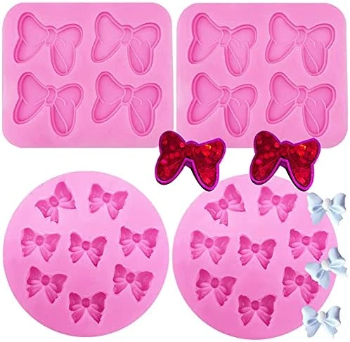 4 Pack Mouse Bows Cartoon Butterfly Tie Silicone Mold Fondant Chocolate Candy Molds, For Dessert Ice Cube Cake Baking Fondant DIY Birthday Party Cake Decorating 9 4 Pack Mouse Bows Cartoon Butterfly Tie Silicone Mold Fondant Chocolate Candy Molds, For Dessert Ice Cube Cake Baking Fondant DIY Birthday Party Cake Decorating - Image 7