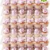 STACKnGO Sturdy Carrier Holds 24 Cupcakes - World's Strongest Cupcake Carry Boxes, Tall High Dome Detachable Lid, Clear Plastic Disposable Containers, Storage Tray, Travel Holder, Regular Muffins Box -Wilton Shop 51VW2Pwkj5L