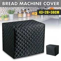 Bread Maker Cover, Clip Cotton Polyester Diamond Stitching Bakeware Protector, Home Kitchen Toaster Dust Cover Bread Machine Cover Washable -Wilton Shop 51VbT4sf9gL 1