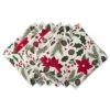 Woodland Holly Christmas Holiday Kitchen & Table Décor, Napkin Set, 20x20, Poinsettia & Christmas Greenery, 6 Count -Wilton Shop 51VnNxOEKXL