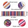 Mexican Table Runners 6 Pack，Rainbow Colors Serape Table Runner 14 X 108 Inch For Mexican Taco Fiesta Party Decorations