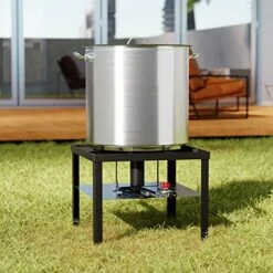 Krollen Industrial 100 Qt. Aluminum Outdoor Seafood Boiler / Steamer Kit - 110,000 BTU -Wilton Shop 51Vvw7WujTL