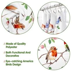 Birds Kitchen Towels Birds On Branch Dish Towels Set Of 4 Cardinal Hummingbird Bluejay Summer Absorbent Hand Towels Tea Towels Gifts For Bird Lovers Women For Cleaning Drying Cooking Baking -Wilton Shop 51VyHcVI3NL