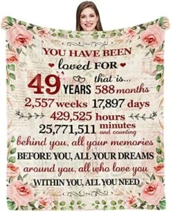 43rd Birthday Gifts For Women Happy 43rd Birthday Gifts For Her 43 Year Old Birthday Gifts For Women 43rd Birthday Decorations For Women Bestie Wife Sister Mom Friends 43rd Birthday Blanket 60"x 50" 28 43rd Birthday Gifts For Women Happy 43rd Birthday Gifts For Her 43 Year Old Birthday Gifts For Women 43rd Birthday Decorations For Women Bestie Wife Sister Mom Friends 43rd Birthday Blanket 60"x 50" -Wilton Shop 51WKLZyLkL. AC