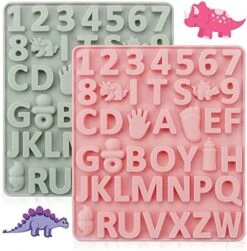 2 Pack Silicone Baking Mat For Dog Biscuits, Dog Treat Mold Silicone With Spatula, 120 Pet Treats Baking Mold, Chocolate Candy Molds Homemade Cookie Making Tool, BPA-Free Mat Gifts For Dogs -Wilton Shop 51Wb8bnNSeL. AC