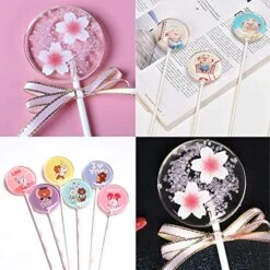 2pcs Round Silicone Hardy Candy Mould Lollipop Molds Baking Tool With 100pcs Paper Sticks, Set Of 2 -Wilton Shop 51WkfGqxD3L