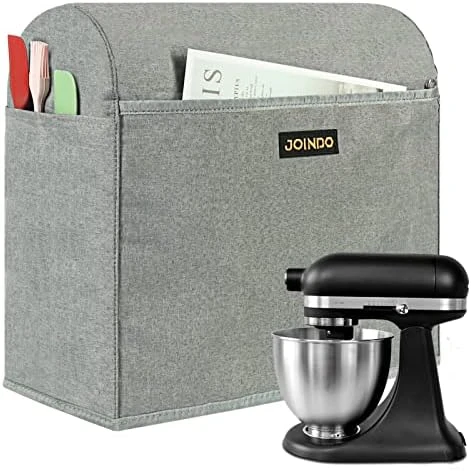 JOINDO Stand Mixer Cover Compatible For KitchenAid Tilt Head 4.5-5 Quart, Dust-proof Cover With Zipper Pocket For Kitchen Aid Mixer Accessories, Grey 7 JOINDO Stand Mixer Cover Compatible For KitchenAid Tilt Head 4.5-5 Quart, Dust-proof Cover With Zipper Pocket For Kitchen Aid Mixer Accessories, Grey - Image 5