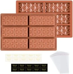 1 Pc Break Apart Chocolate Molds Silicone Deep Candy Bar Molds Silicone Shapes, Silicone Molds For Wax Melts Large(Pyramid) -Wilton Shop 51Wnngn8jCL. AC