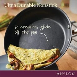 Anolon Advanced Hard Anodized Nonstick Grill Pan / Griddle And Roaster - 11 Inch, Gray -Wilton Shop 51WqtIrXrIL