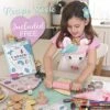 Kids Cookie Baking Set For Girls - Incl. Unicorn Apron, Cookie Cutters, Complete Cooking Kit With 14 Pieces - Great For Kitchen Dress Up And Gifts For Girls Age 4-12 -Wilton Shop 51Wwcy5MfkL