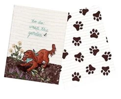 Otton Terry Kitchen Towel Set, Cute Puppy Dog Theme For Summer