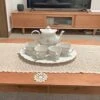 Handmade Crochet Doilies Cotton Lace Table Runners Cloth Centerpieces For Dining Room Table,15 X 55 Inch -Wilton Shop 51X4QFMVjmL