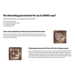 Philips Hilips Saeco CA6903/00 AquaClean Calc And Water Filter For Saeco Espresso Machines -Wilton Shop 51X9Fr0UEyL
