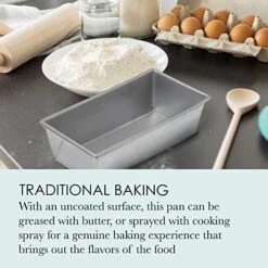Mmercial II Traditional Uncoated 1-Pound Loaf Pan - -Wilton Shop 51XFDwBKaAL
