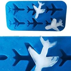 3D Airplane Ice Cube Trays, Plane Aircraft Silicone Chocolate Candy Mold Fondant Brownie Baking Mold Cake Decorating Mold Jelly Pudding Soap Whisky Bar Party Drink Tools 9 3D Airplane Ice Cube Trays, Plane Aircraft Silicone Chocolate Candy Mold Fondant Brownie Baking Mold Cake Decorating Mold Jelly Pudding Soap Whisky Bar Party Drink Tools -Wilton Shop 51XMOFcbUXL