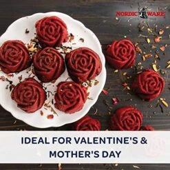 Nordic Ware Rosebud Baking Pan, 2-1/4 Cup Capacity, Copper 11 Nordic Ware Rosebud Baking Pan, 2-1/4 Cup Capacity, Copper -Wilton Shop 51XVes0hyzL