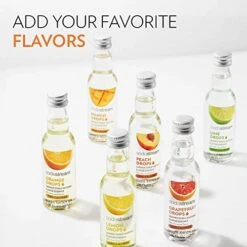 SodaStream Aqua Fizz Sparkling Water Maker Bundle (Black), With Co2, Glass Carafes, & 0 Calorie Fruit Drops Flavors -Wilton Shop 51XeP8IOO9L