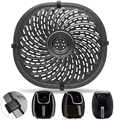 Air Fryer Grill Pan For Power XL Gowise 7QT Air Fryers,Nonstick Coating Crisper Plate,Air Fryer Replacement Parts,Air Fryer Rack,Air Fryer Accessories,Enamel Coating,Non-stick,Dishwasher Safe 13 Air Fryer Grill Pan For Power XL Gowise 7QT Air Fryers,Nonstick Coating Crisper Plate,Air Fryer Replacement Parts,Air Fryer Rack,Air Fryer Accessories,Enamel Coating,Non-stick,Dishwasher Safe - Image 11