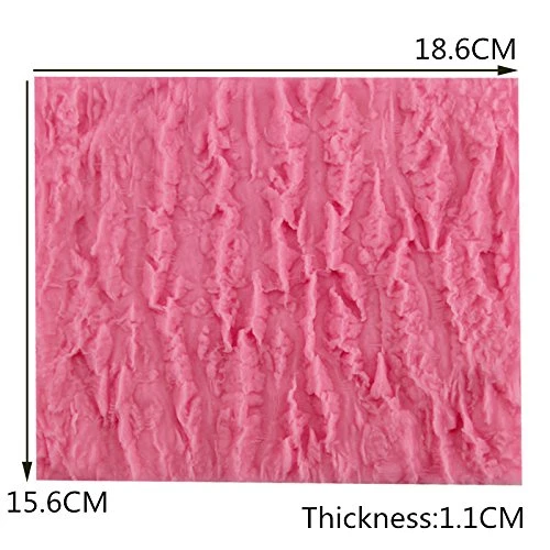 Fondant Impression Mats Mold Tree Bark Texture Fondant Impression Lace Mold Forest Party Silicone Imprint Mold Wood Cake Decorating Supplies For Crust Wedding Cake Decoration Tools Easy To Use 4 Fondant Impression Mats Mold Tree Bark Texture Fondant Impression Lace Mold Forest Party Silicone Imprint Mold Wood Cake Decorating Supplies For Crust Wedding Cake Decoration Tools Easy To Use - Image 2