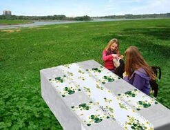 Irish Clover Table Runners For St. Patrick’s Day And Spring, Embroidered Shamrock Table Scarf, Decorations (14 × 70 Inch) -Wilton Shop 51XyUVAJHcL