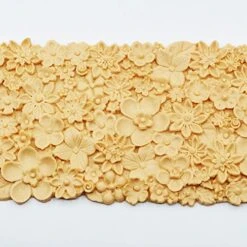 3D Full Flower Empire Cake Silicone Embossing Mat Fondant Impression Textured Lace Mat Cake Border Brim Decorating Mold Icing Candy Sugar Gum Paste Moulds Cake Craft Imprint Baking Moulds Bakeware Pan -Wilton Shop 51Y4Y4OylOL