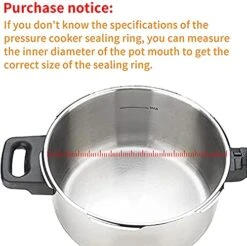 Pressure Cooker Replacement Gasket For Mirro Pressure Cooker S-9892 9892 M-0296 M-0436 M-0498 M-0536 M-0596 M-0646 M-1952 Fit 4|6 | 8 QT Models (2Pack)