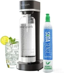 Modern Design Sparkling Water Maker – Soda Water Maker With 1l BPA-Free Reusable Bottle–Carbonated Water Maker For Home – Soda Streaming Machine For Seltzer (CO2 CARBONATOR NOT INCLUDED) (SS697B) -Wilton Shop 51YCZQ8HsFL. AC