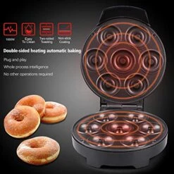 Mini Donut Maker - Electric Non-Stick Surface Makes 7 Small Doughnuts, Donut Maker For Kid Friendly Dessert Or Snack - The Unique Gift Or Baking Activity For Kids & Adults​ -Wilton Shop 51YZta5iOoL