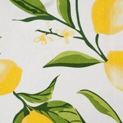 Lemon Bliss Tabletop Collection, Tablecloth, 70" Round -Wilton Shop 51Yas8bVcHL