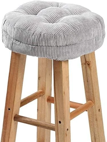 12" Round Bar Stool Cushion, Corduroy Fabric And Thick Padding, Comfortable Sitting For Round Wooden/Metal Stools 8 12" Round Bar Stool Cushion, Corduroy Fabric And Thick Padding, Comfortable Sitting For Round Wooden/Metal Stools - Image 6