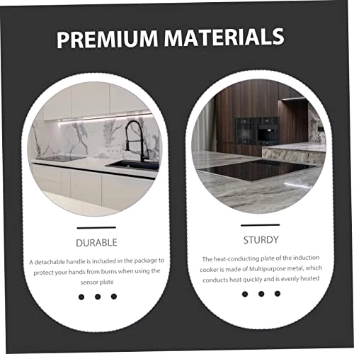 2pcs Induction Cooker Heat Conduction Plate Silver Detachable Thermal Pad 8 2pcs Induction Cooker Heat Conduction Plate Silver Detachable Thermal Pad - Image 6