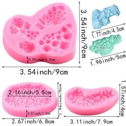 Sea Coral Chocolate Fondant Silicone Molds For Cake Decorating Baking Candy Clay Set Of 3 9 Sea Coral Chocolate Fondant Silicone Molds For Cake Decorating Baking Candy Clay Set Of 3 -Wilton Shop 51YpZ2RABDL