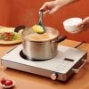 Portable Induction Cooktop, 3500W Induction Electric Stove With Timer Touch Panel And LED Display, Sensor Touch Control, Portable Design Save Space, Easy To Use For Home Kitchen -Wilton Shop 51Yw4m0hAYL